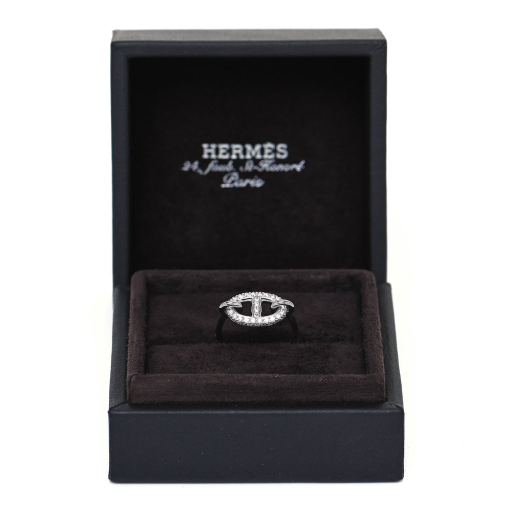 18K Farandole Diamond Hermes Ring