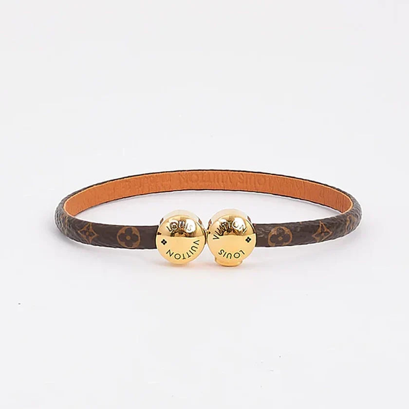 18K Louis Vuitton Historic Mini Monogram Bracelet