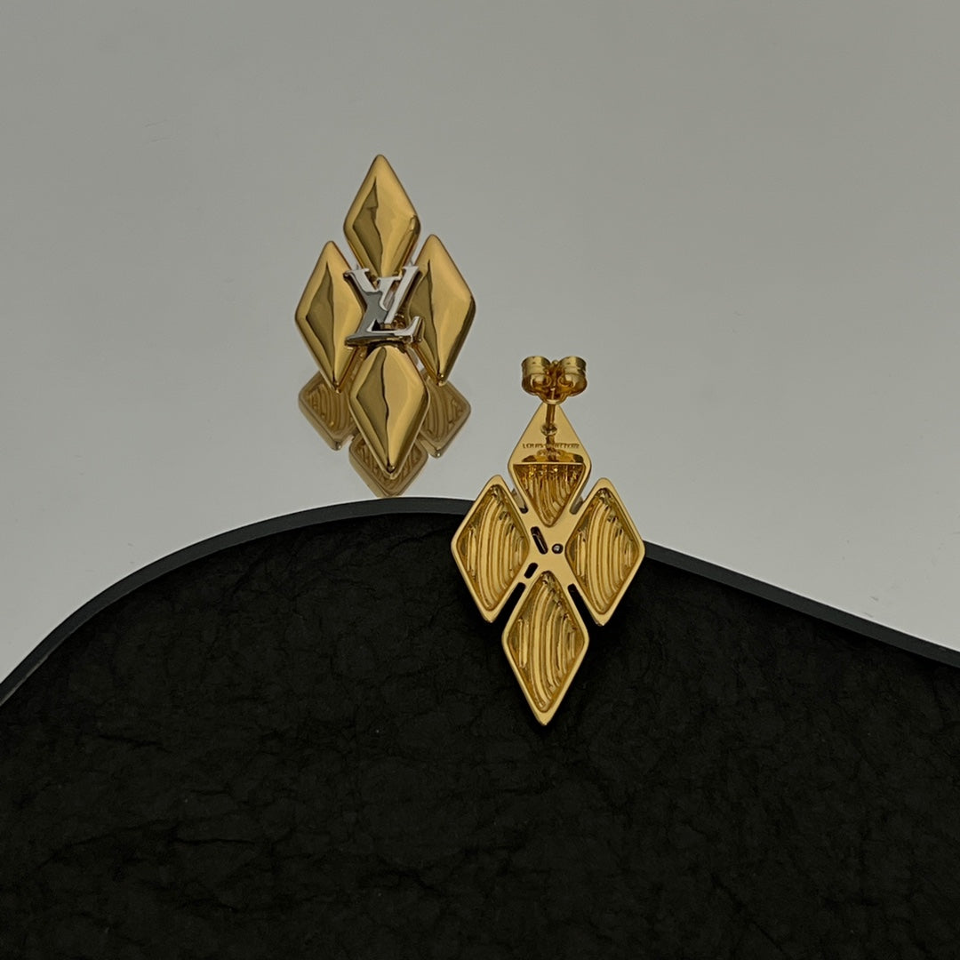 18k Louis Vuitton GO-14 Earrings